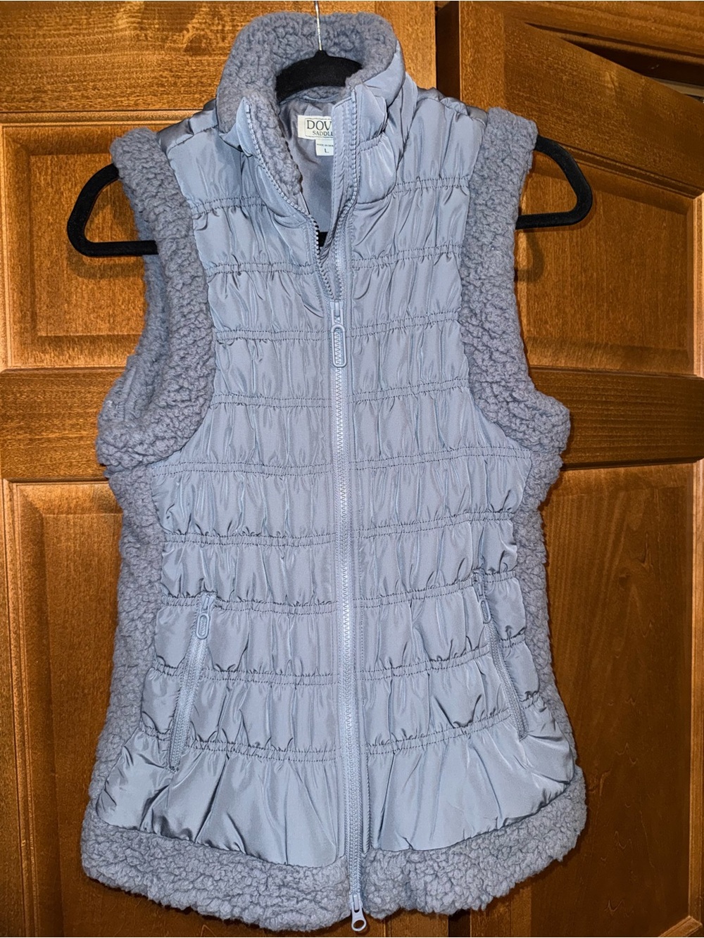 Dover Saddlery Blue Vest Like New